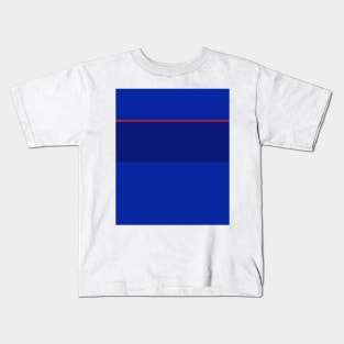 Glasgow Rangers Blue & Red Retro 1998 Home Design Kids T-Shirt